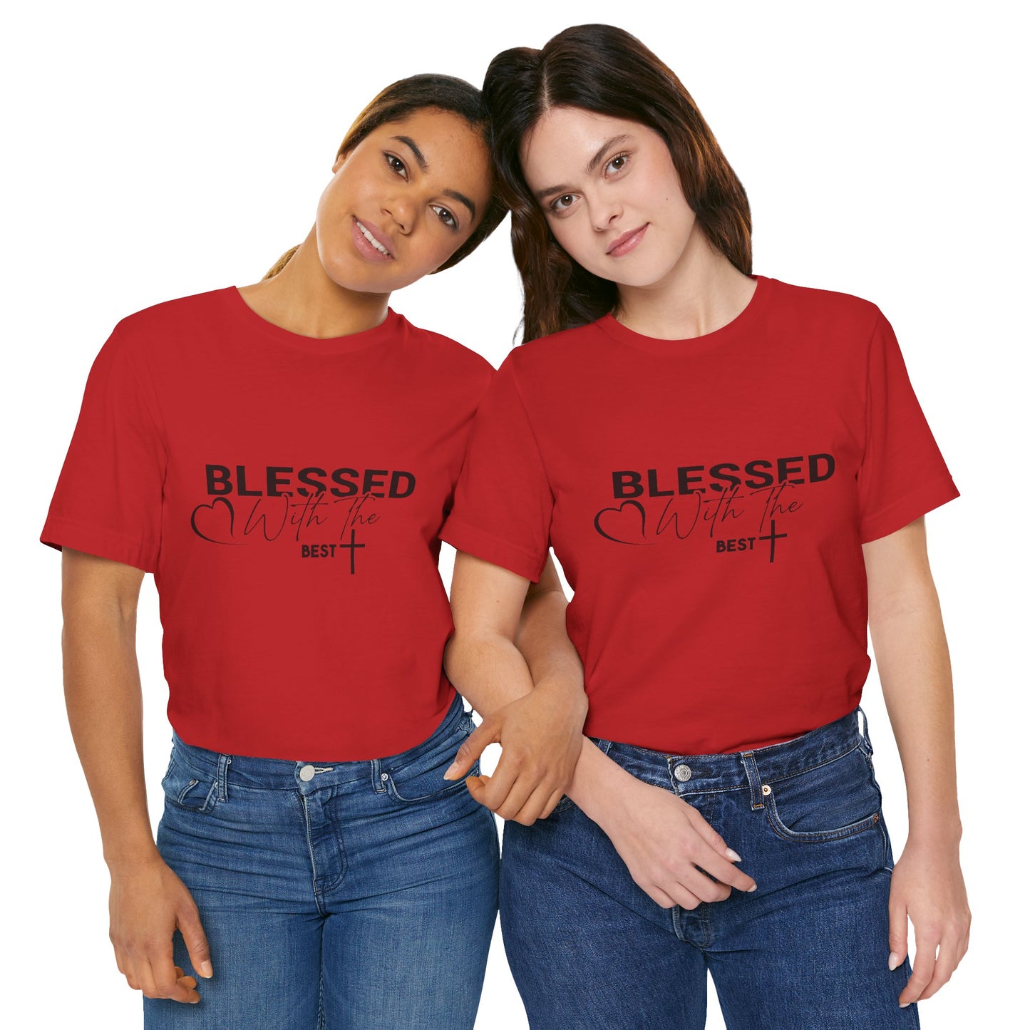 "Blessed with the Best" Unisex Jersey Short Sleeve Tee