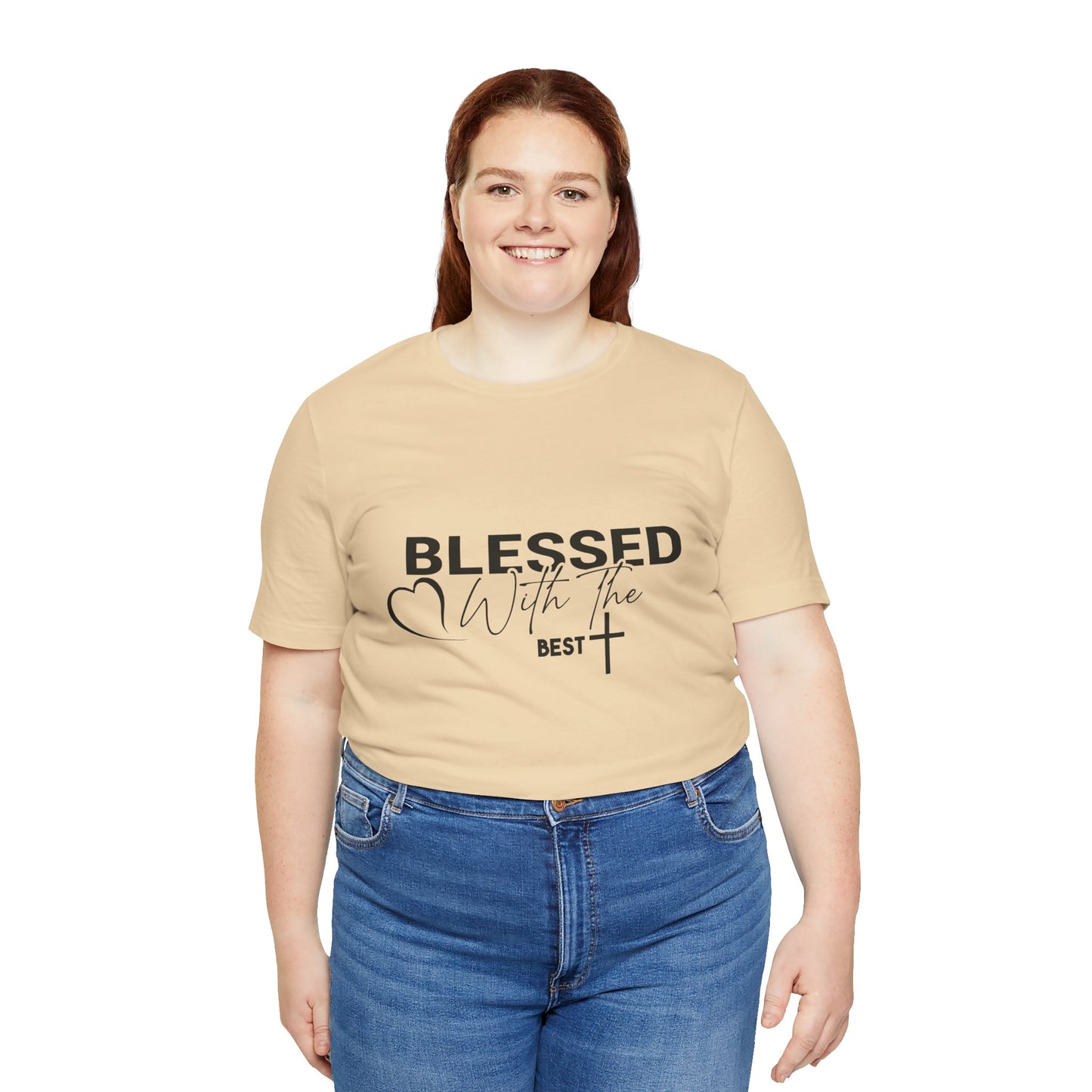 "Blessed with the Best" Unisex Jersey Short Sleeve Tee