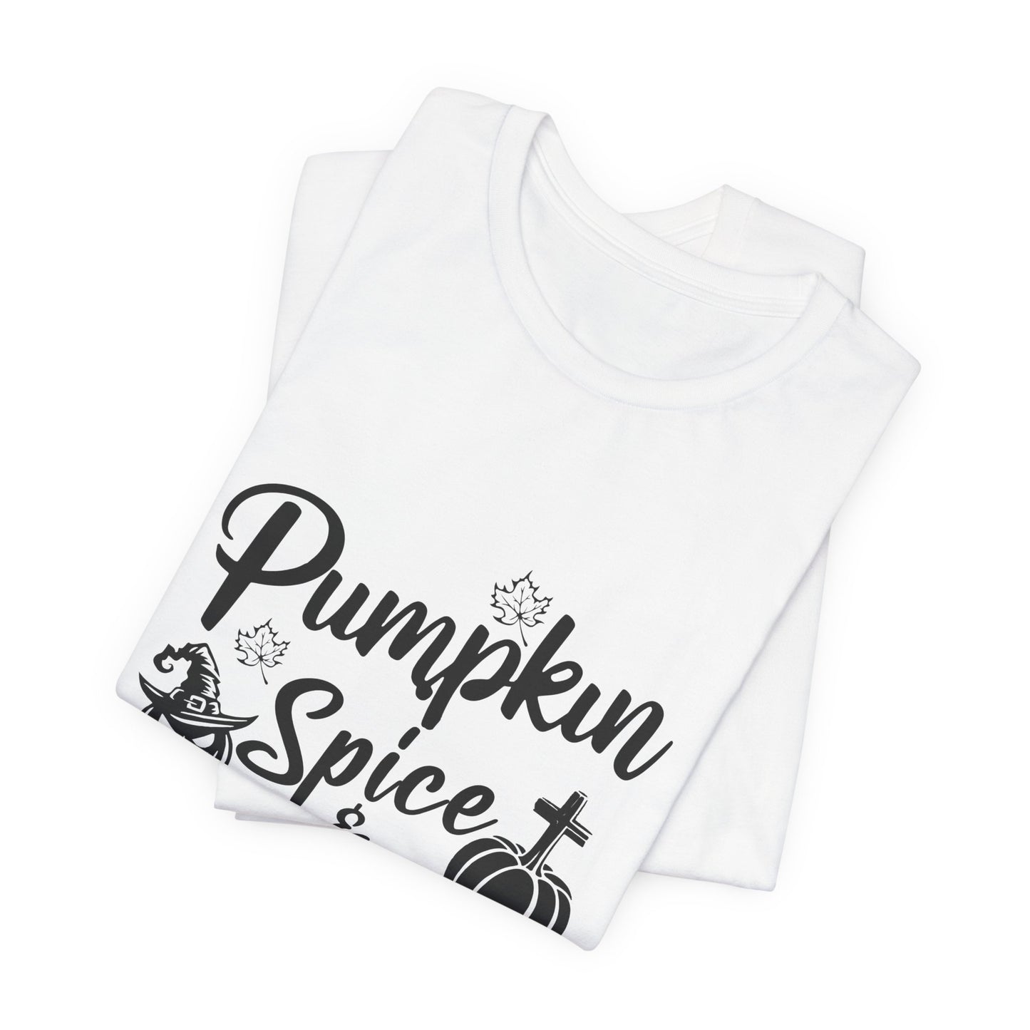 "Pumpkin Spice and Everything Nice" Unisex Jersey Short Sleeve Tee