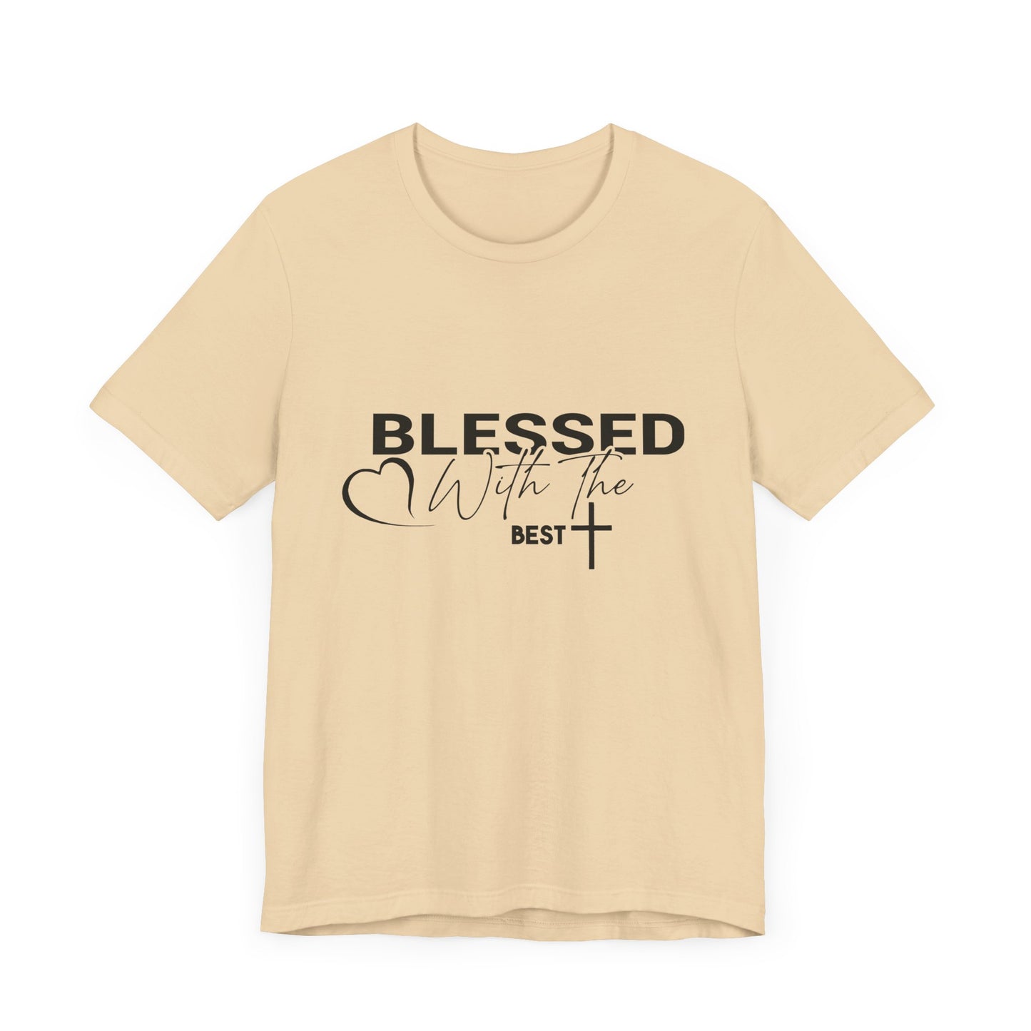 "Blessed with the Best" Unisex Jersey Short Sleeve Tee