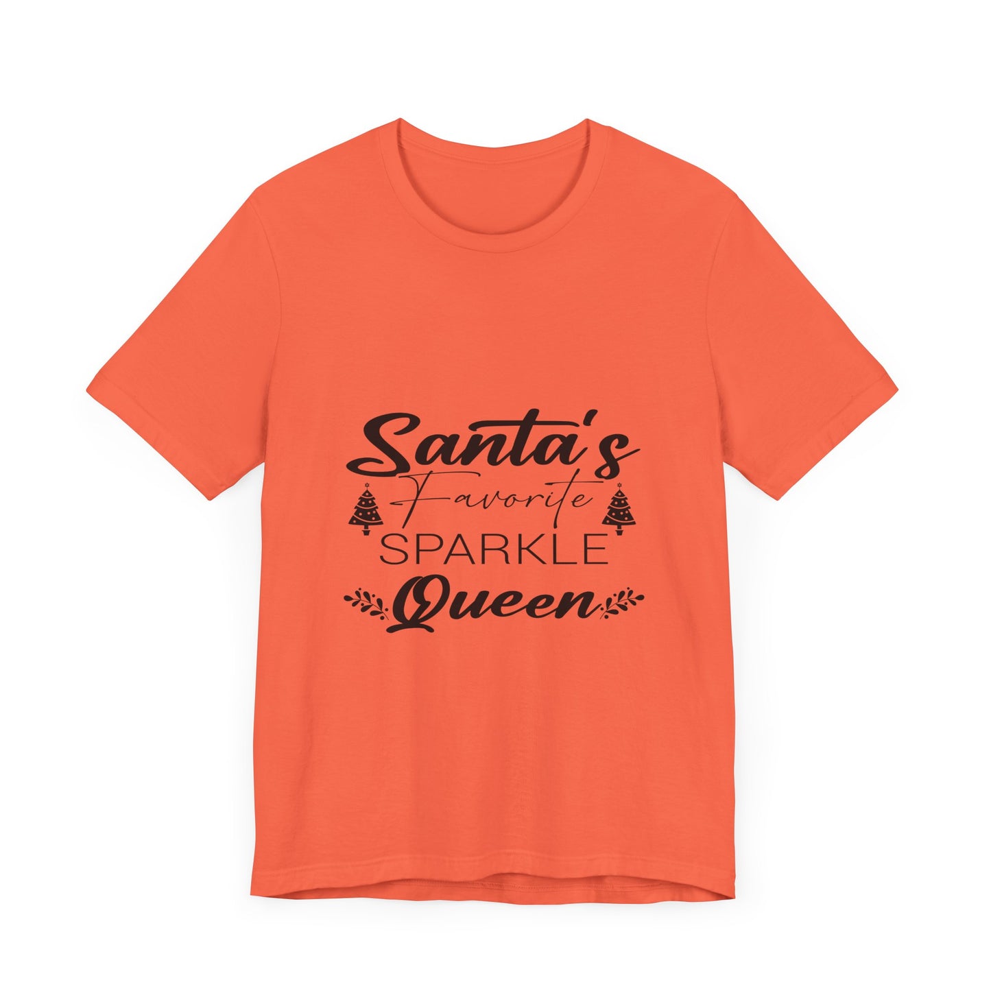 "Santa's Favorite Sparkle Queen" Unisex Jersey Short Sleeve Tee